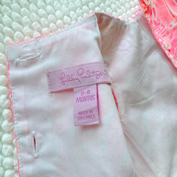 Lilly Pulitzer Infant Shift Dress with matching Bloomers 3-6 months - Picture 3 of 3